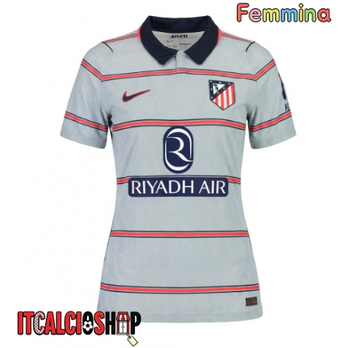 Atletico Madrid Morten Hjulmand #23 Terza Maglia Femmina 2026-27 Manica Corta